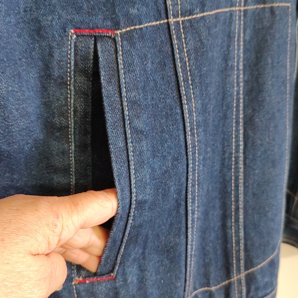 Godbody Men's Blue Denim Jacket - Picture 4 of 8